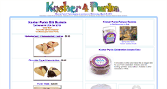 Desktop Screenshot of kosher4purim.com