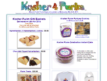 Tablet Screenshot of kosher4purim.com